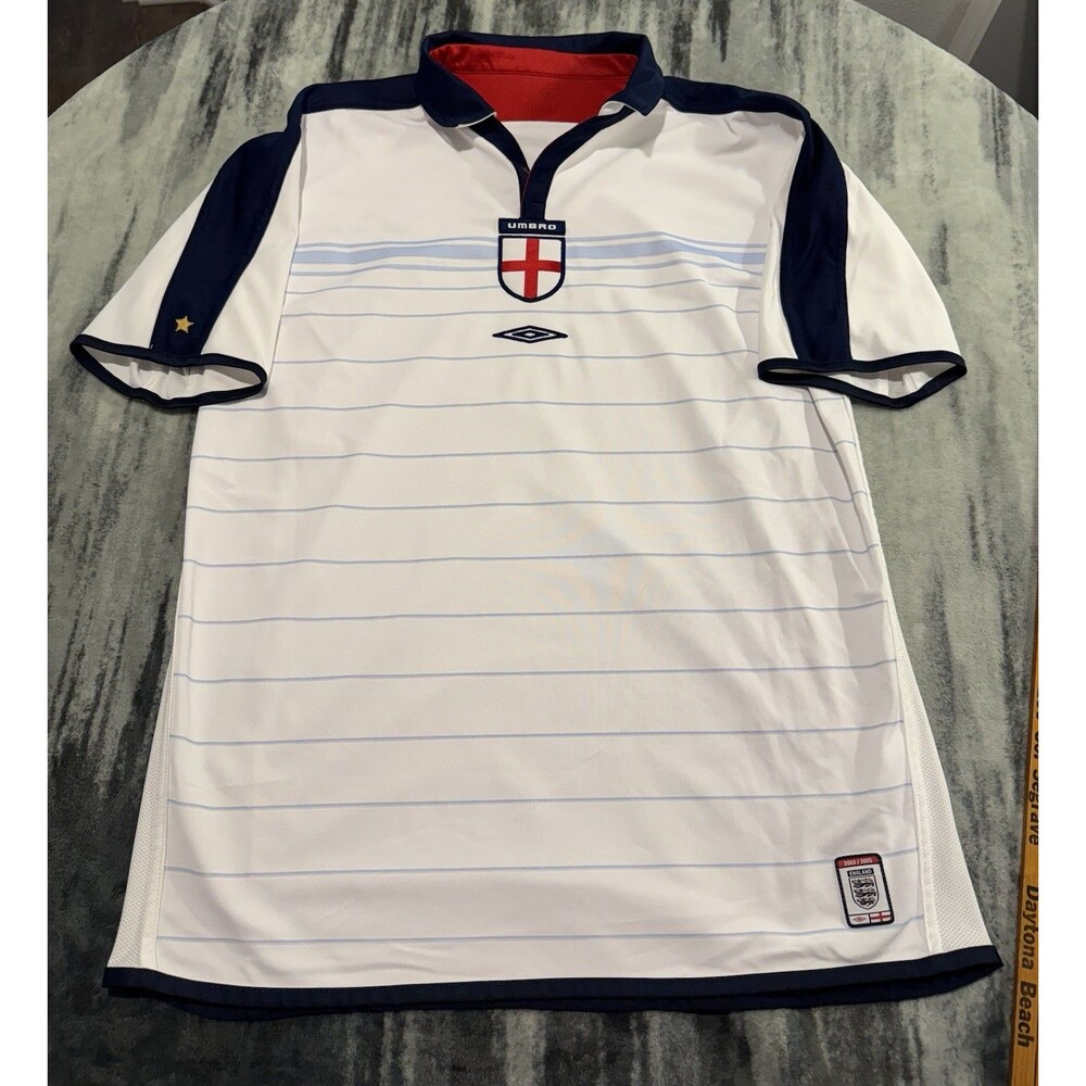 Vintage Rare Umbro England National Team Reversible Home Jersey 2003/2005 men XL